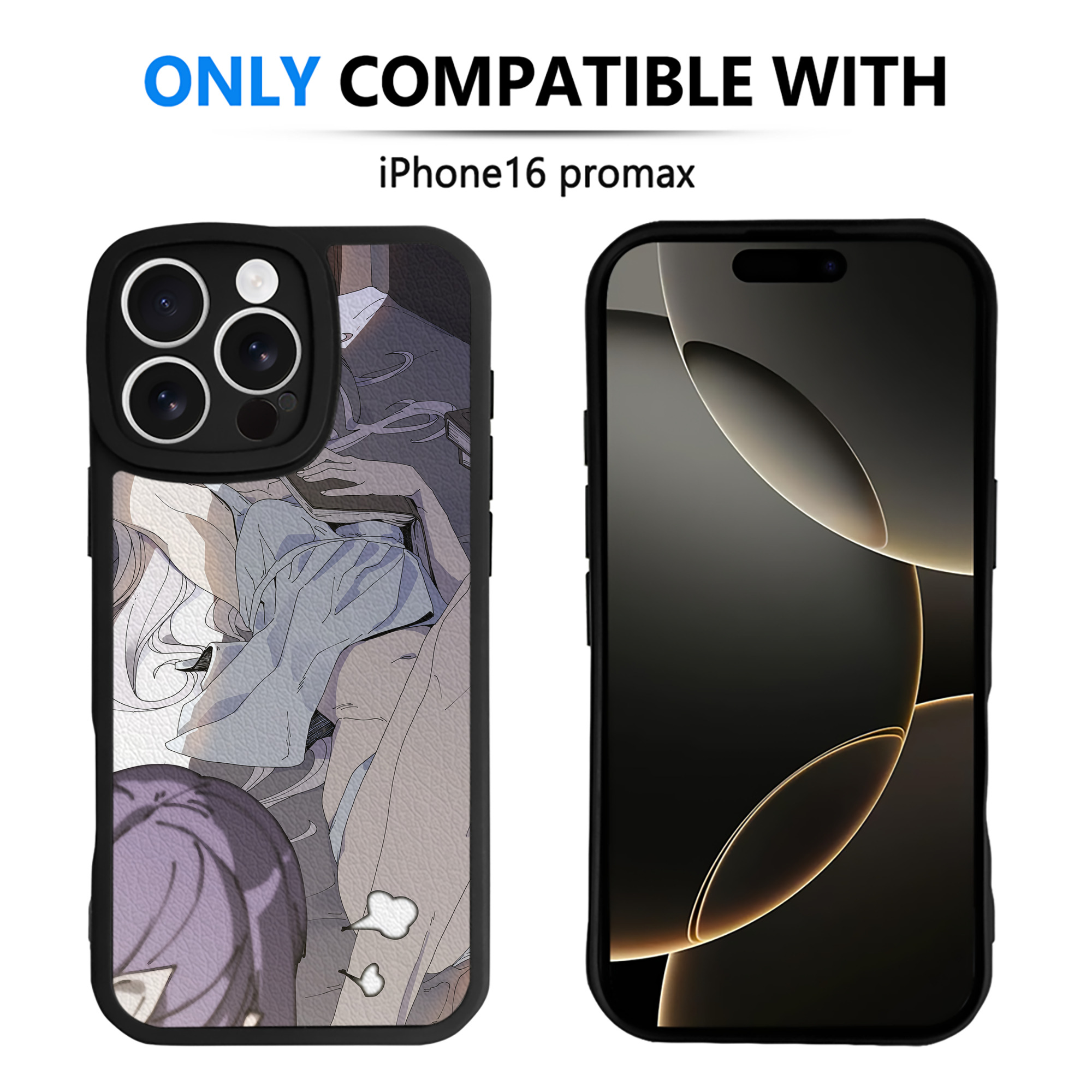 （画像用） 葬送のフリーレン Frieren 【iPhone 16シリーズ対応】シリコンスマホケース（レザー調） 材質：シリコン